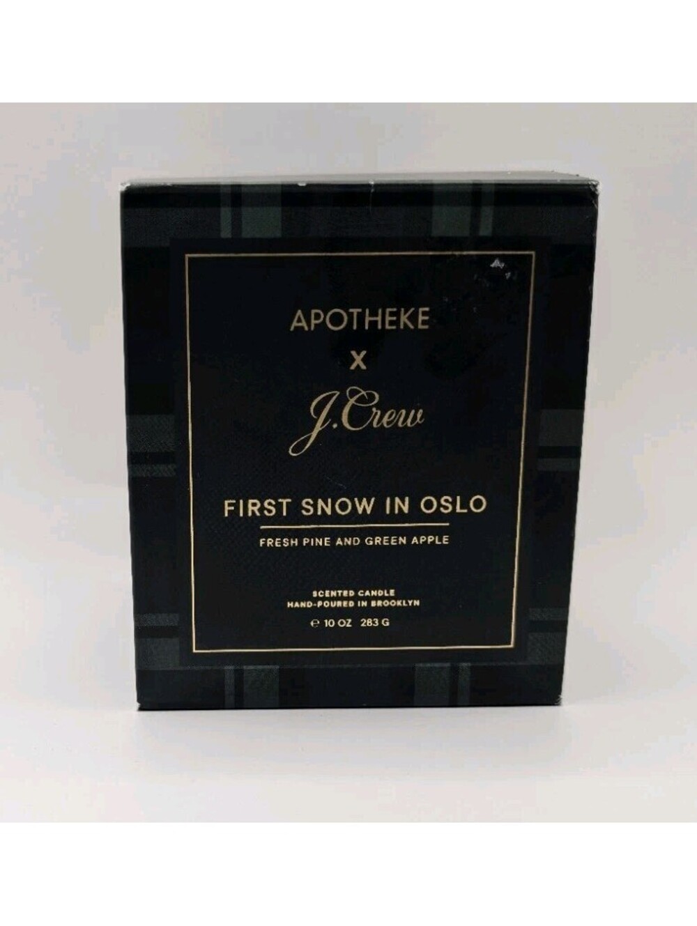 J.Crew Apotheke X Scented Candle First Snow In Oslo Fresh Pine & Green Apple